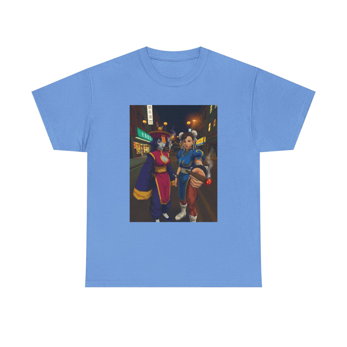 Hsien-Ko And Chun-Li Sharing Blunts Tee