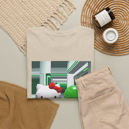 Kitty And Slime Flipping The Bird Tee