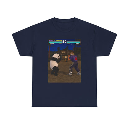 Panda And King Smoking Cigars Street Fight Tee