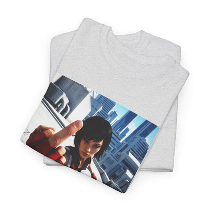 Faith Connors Flipping The Bird Rooftop Tee