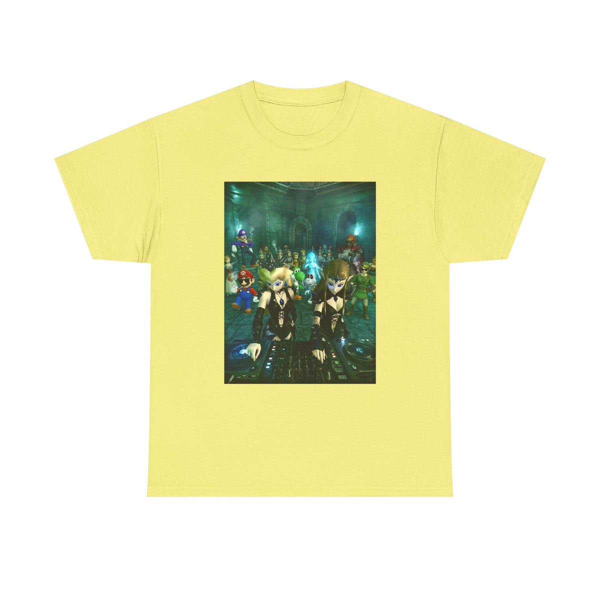 Dark Zelda DJs Gaming Party Tee