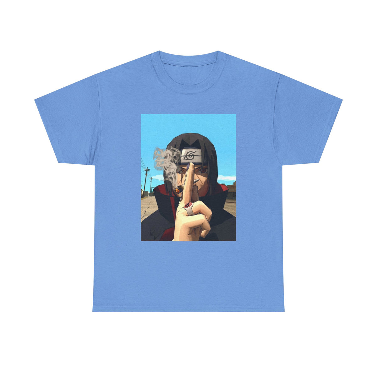 Itachi Uchiha Smoking Cigar Streetwear Tee