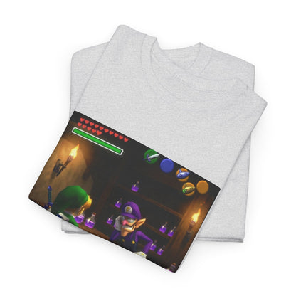 Waluigi Deals Purple Potions To Link