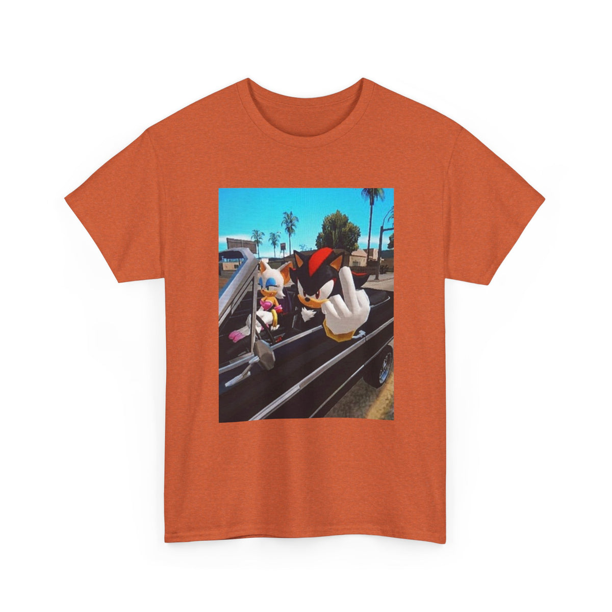 Shadow And Rouge Flipping The Bird Tee