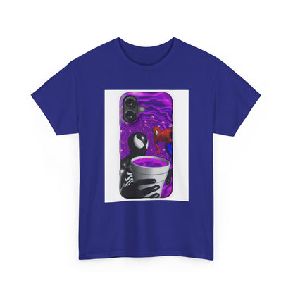Venom & Spider-Man In A Purple Vortex