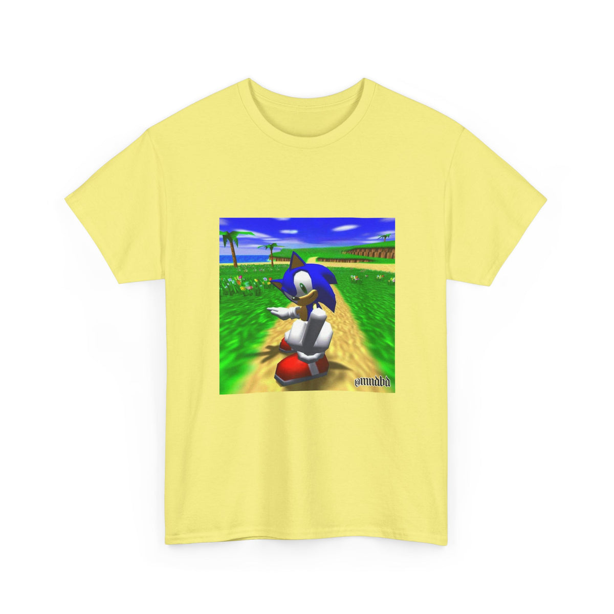 Sonic On A Trippy Green Hill Zone