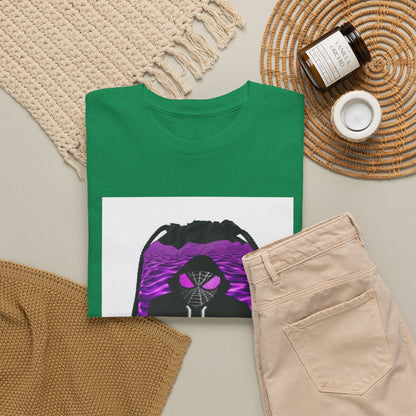 Spider-Hoodie Character Sipping Purple Drank Tee