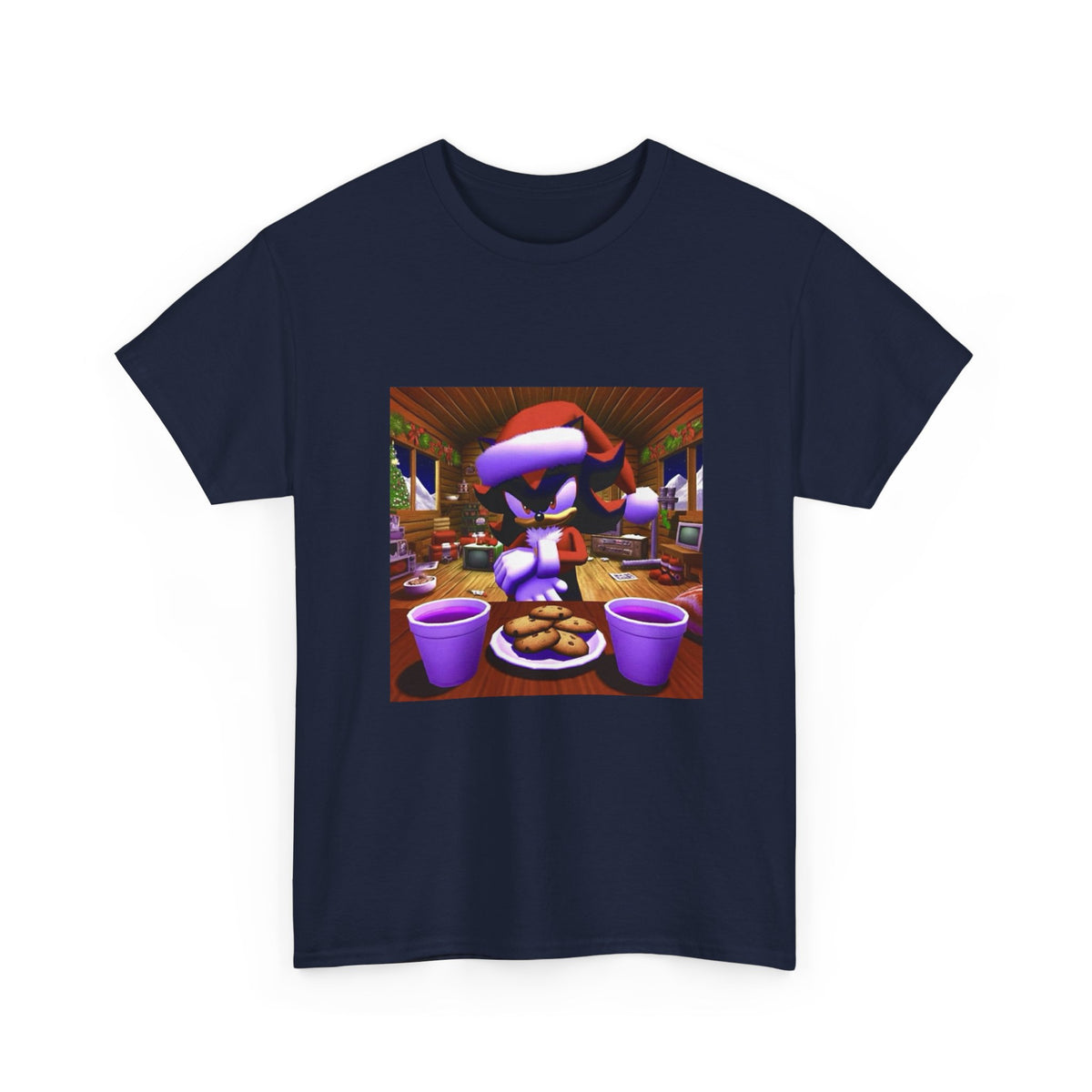 Shadow The Hedgehog Christmas Chill Tee