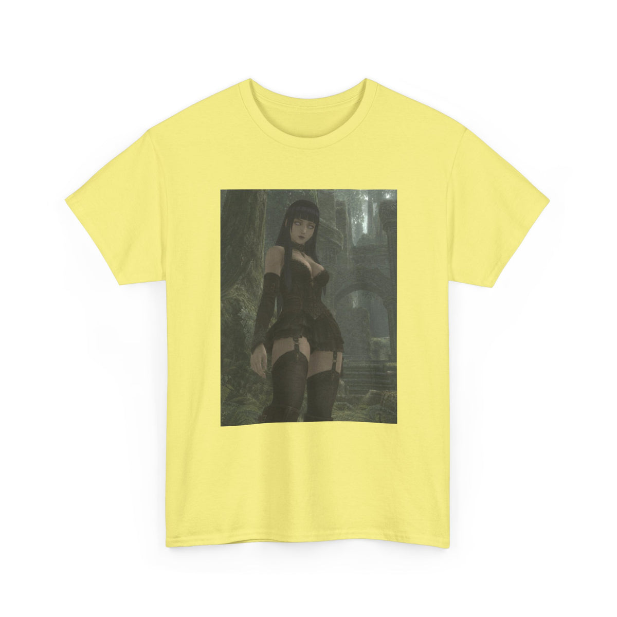Gothic Byakugan Maiden In Ancient Ruins Tee