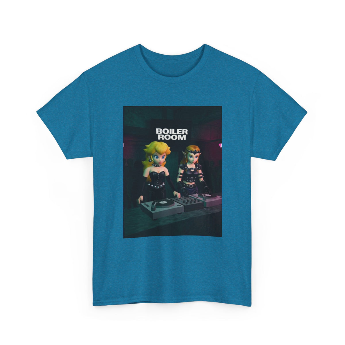 Gothic Peach and Zelda DJing Boiler Room Tee