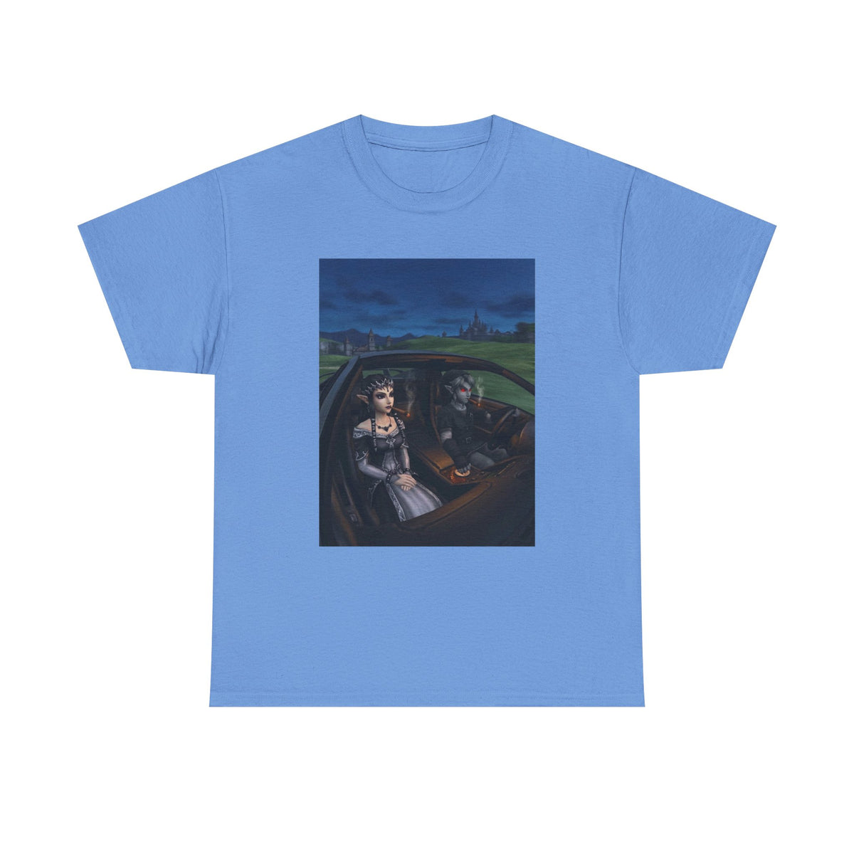 Dark Link And Midna Smoking In Car Tee