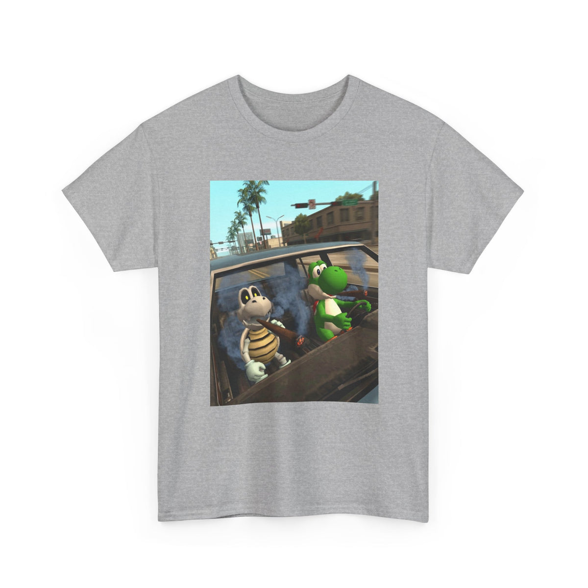 Dry Bones And Yoshi Smoking Blunts Driving