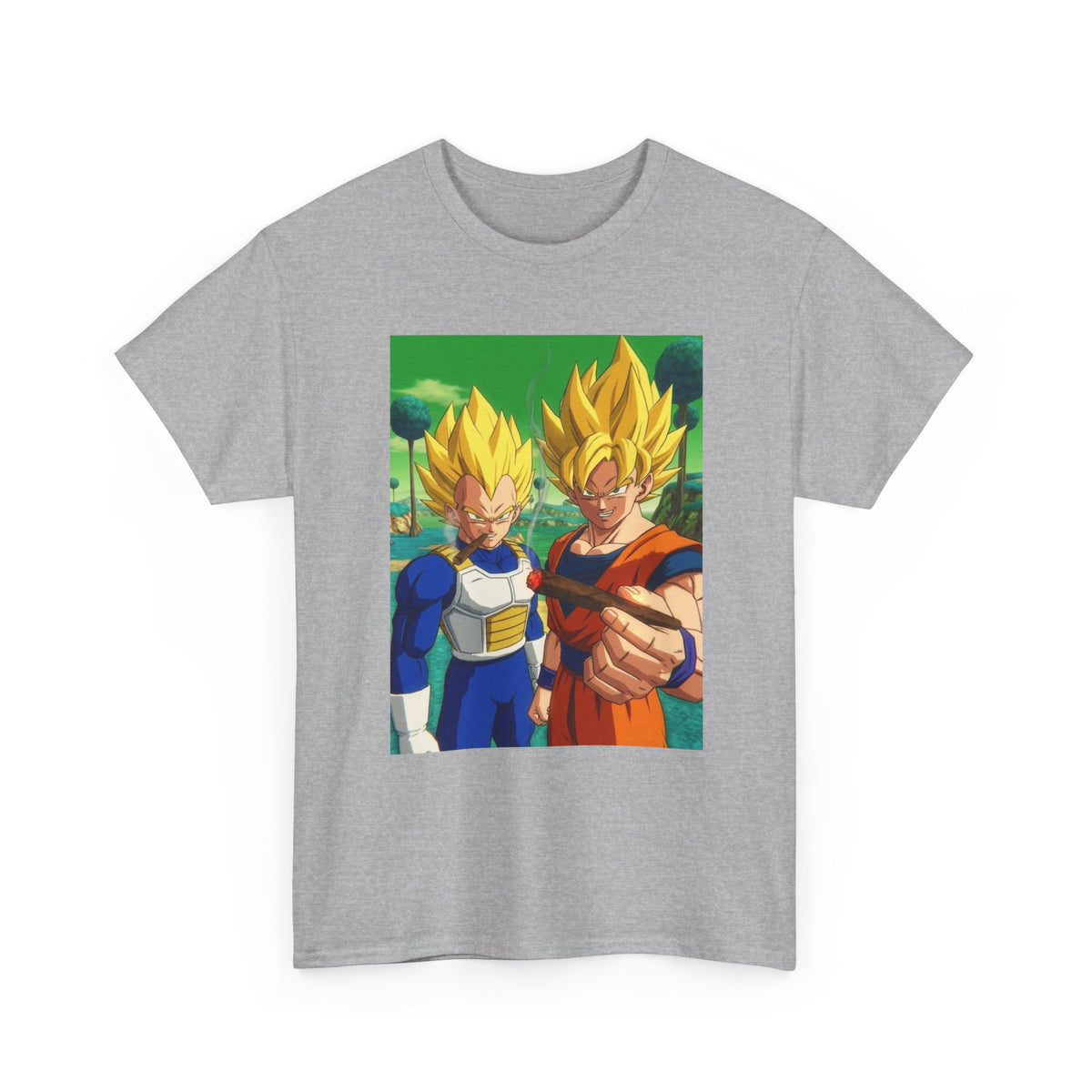 Goku and Vegeta Sharing a Blunt Tee