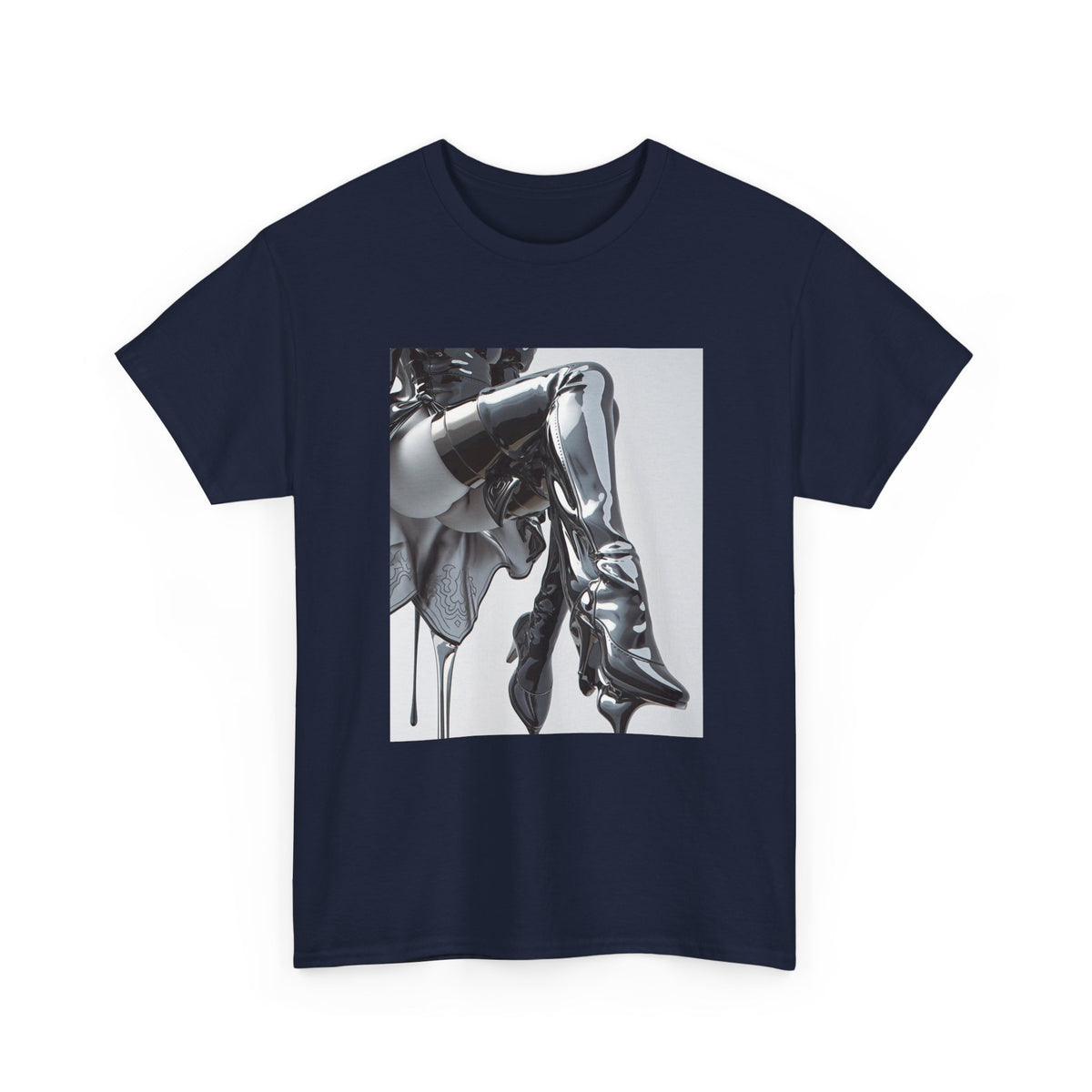 Liquid Chrome Flow Graphic Tee