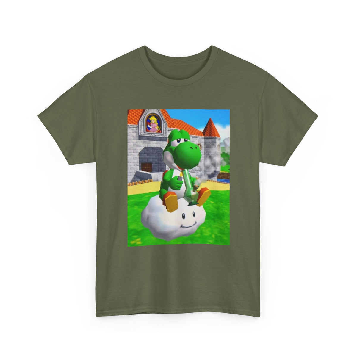 Yoshi Puffing On A Cloud Tee