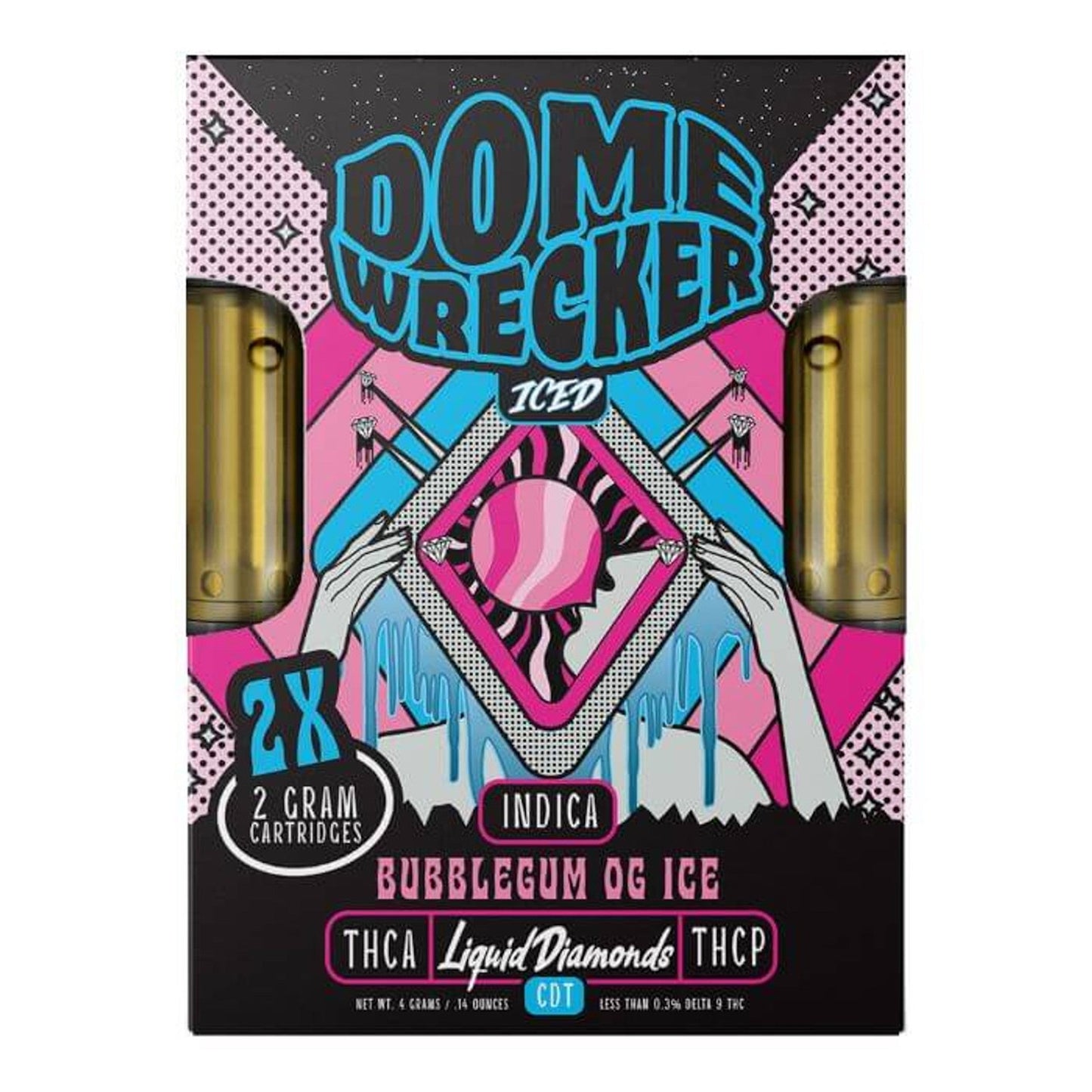 Dome Wrecker Bubble Gum Ice THC-A Duo Devices - 4000mg