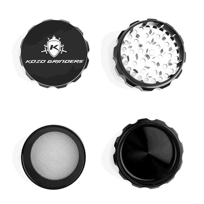 Kozo 3" 4-Piece Anodized Aluminum Grinder