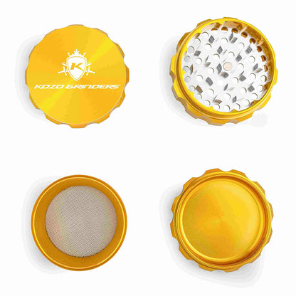 Kozo 3" 4-Piece Anodized Aluminum Grinder