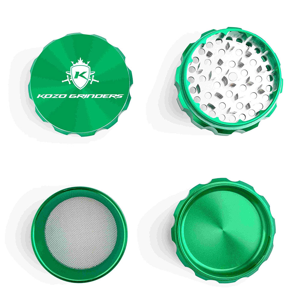 Kozo 3" 4-Piece Anodized Aluminum Grinder