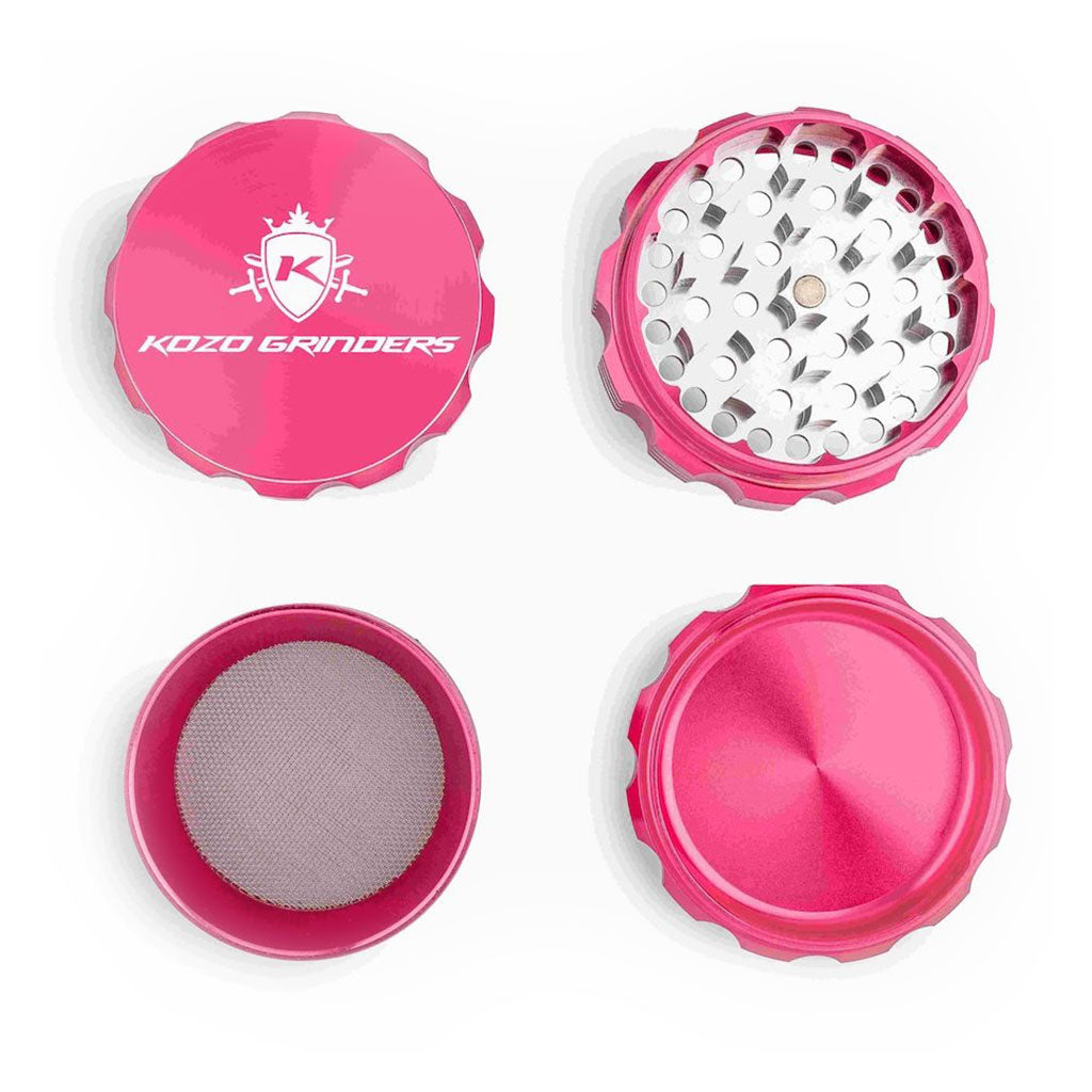 Kozo 3" 4-Piece Anodized Aluminum Grinder