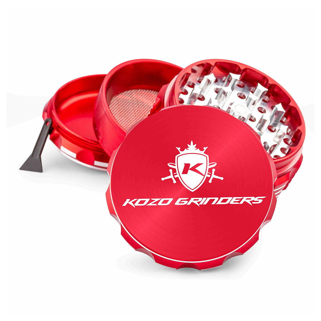 Kozo 3" 4-Piece Anodized Aluminum Grinder