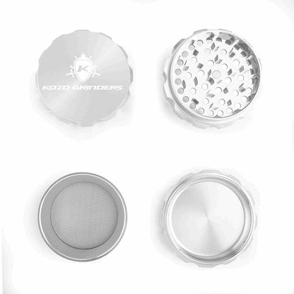 Kozo 3" 4-Piece Anodized Aluminum Grinder