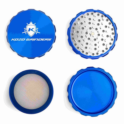 Kozo 4" 4-Piece Anodized Aluminum Grinder