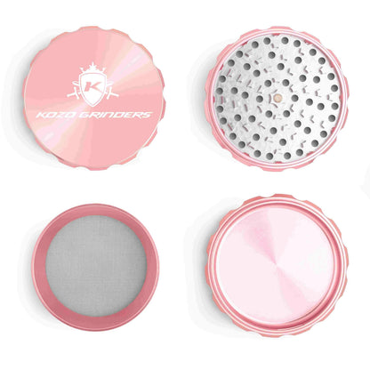 Kozo 4" 4-Piece Anodized Aluminum Grinder