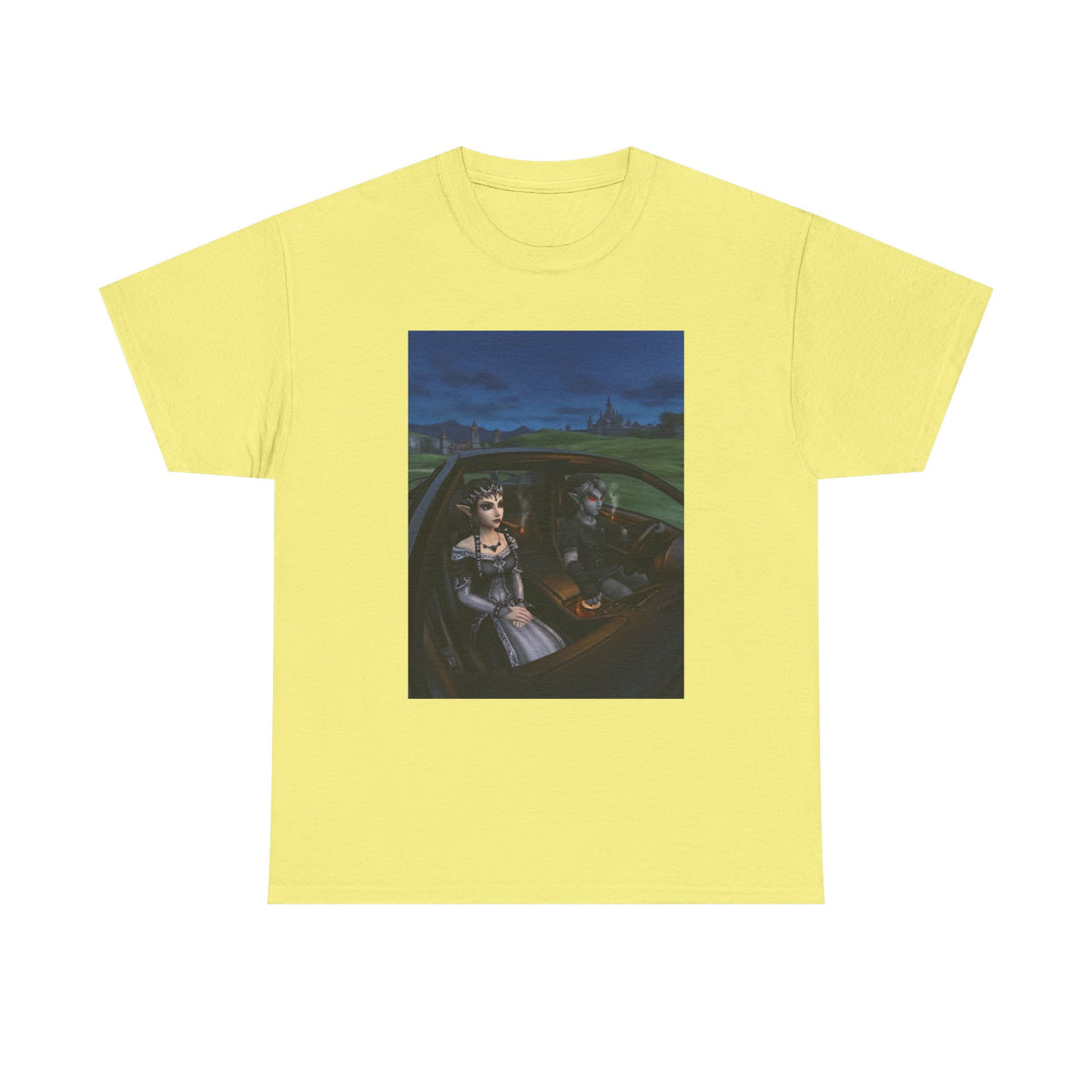 Dark Link And Midna Smoking In Car Tee