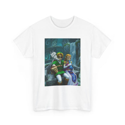 Link And Zelda Chilling In Hyrule