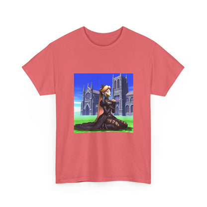 Gothic Princess Peach Praying At Cathedral