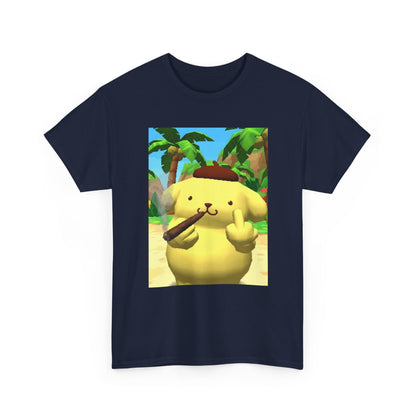 Pompompurin Smoking And Flipping Off Tee