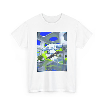 Cinnamoroll Skater Flipping Off Tee