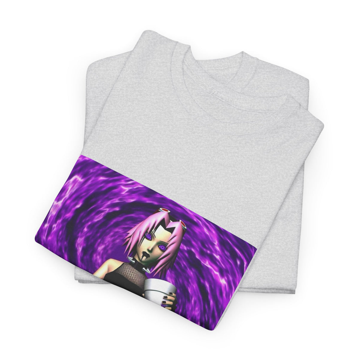 Goth Sakura With Purple Drank Tee