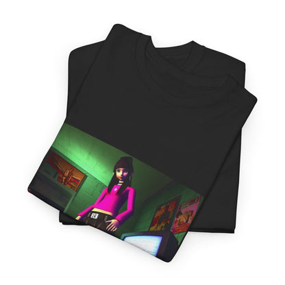 Y2K Vibe Girl In Her Room Tee