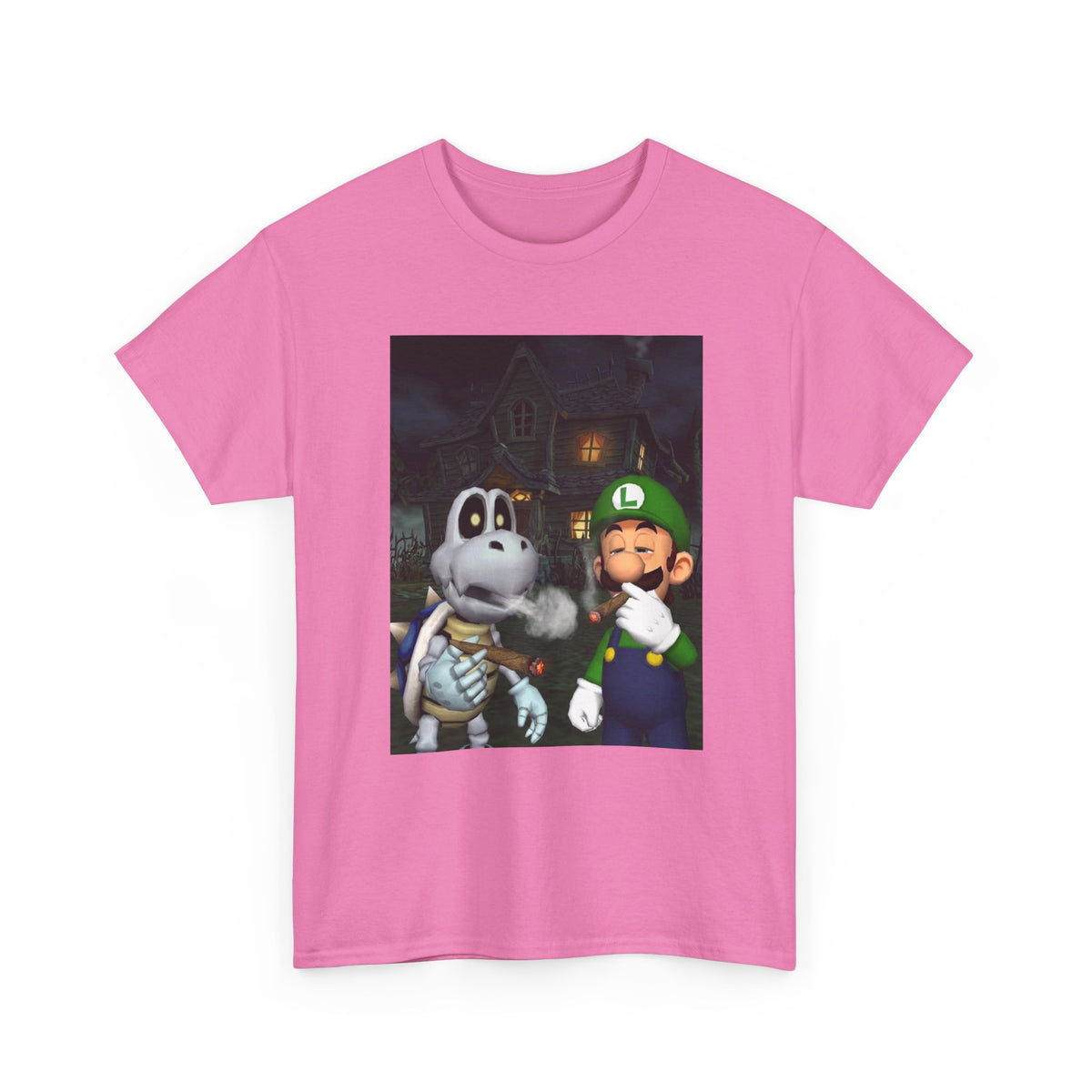 Luigi And Dry Bones Smoking Cigars Tee
