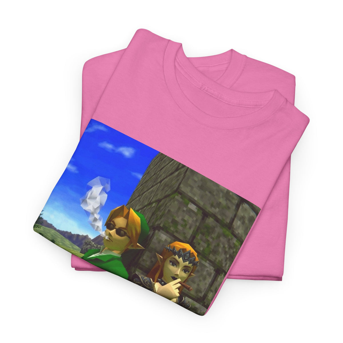 Link And Zelda Smoke Blunts Tee