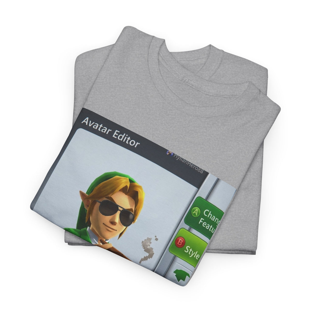 Hylian Hero Smoking A Stogie Tee