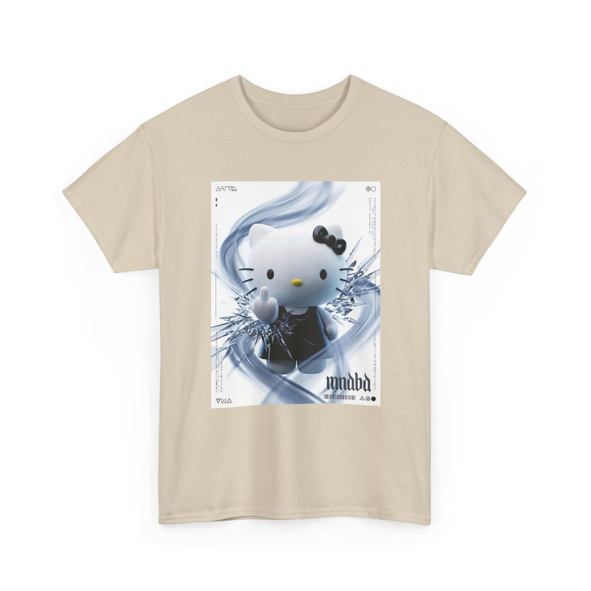 Cute Kitty Flipping The Bird Tee
