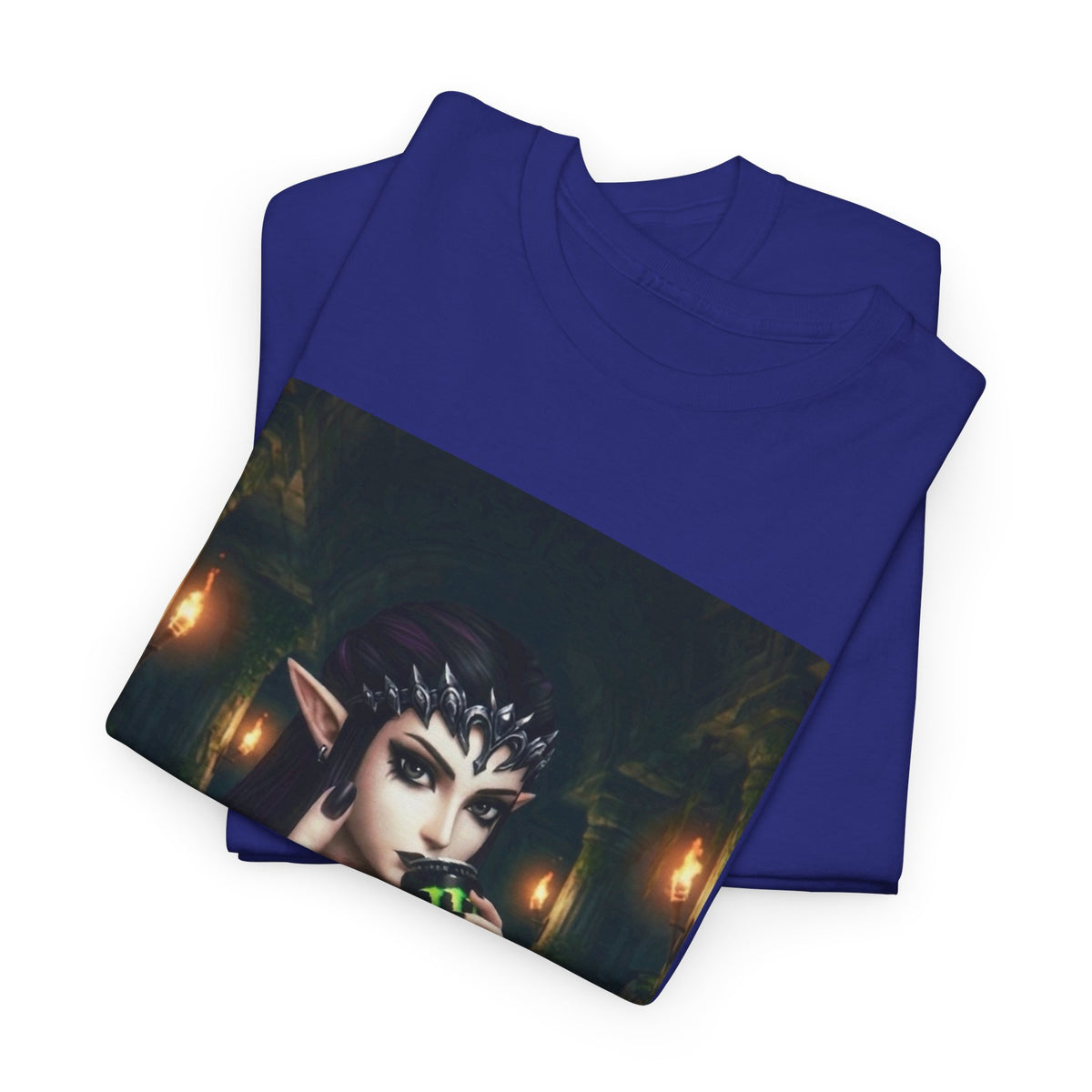Edgy Elf Queen Flips You Off Tee