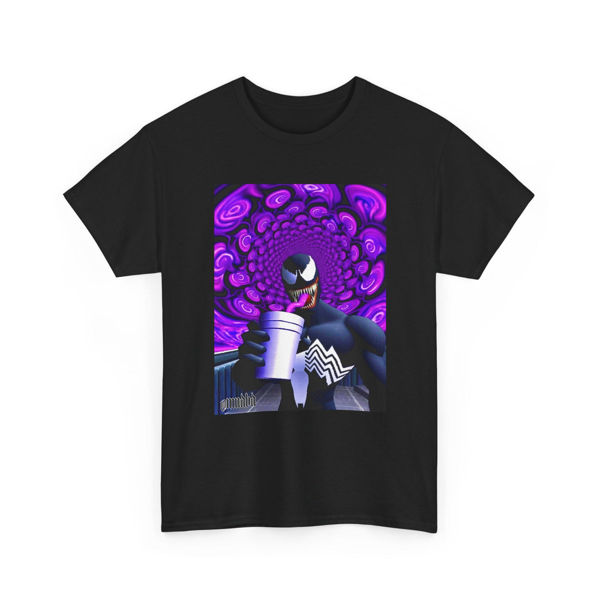 Venom Sipping Lean in Hypnotic Haze Tee