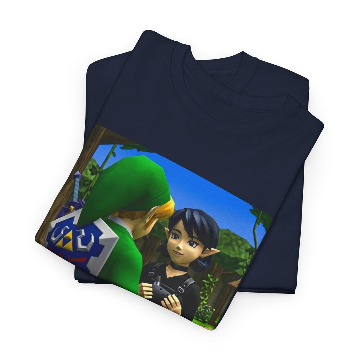 Link And Ocarina Girl Meeting