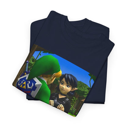 Link And Ocarina Girl Meeting