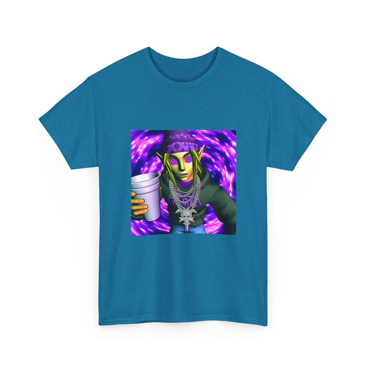 Dripped-Out Elf With Lean Cup