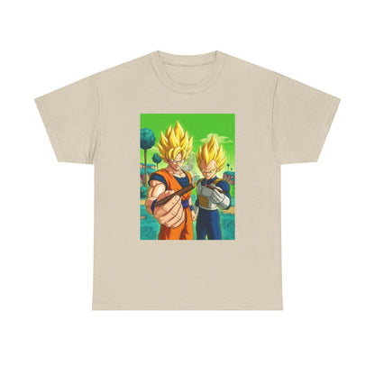Goku And Vegeta Sharing A Smoke