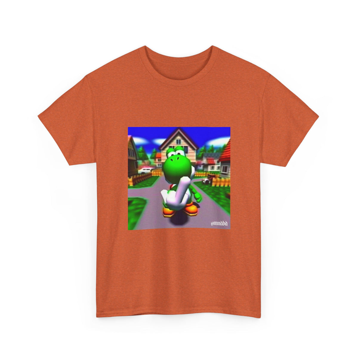 Yoshi Giving The Finger In Neighborhood Tee
