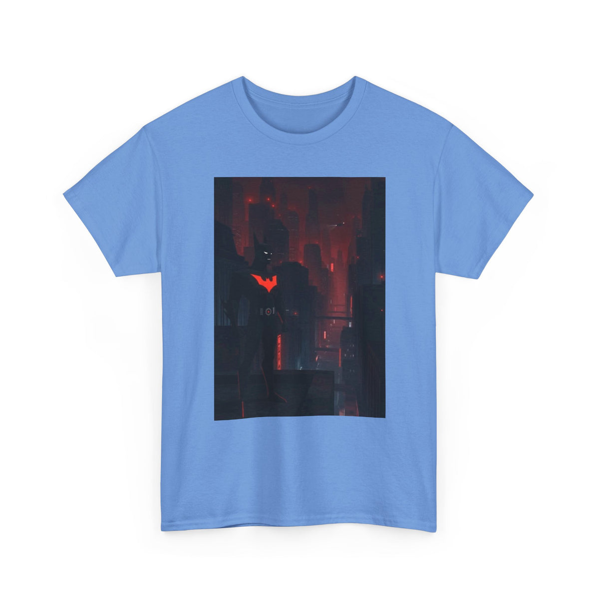 Cyberpunk Bat Hero In Neon City Tee