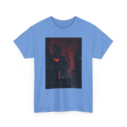 Cyberpunk Bat Hero In Neon City Tee