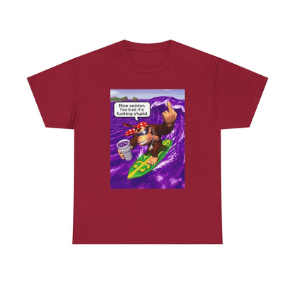 Donkey Kong Surfing Purple Wave Middle Finger