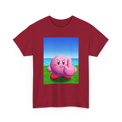 Kirby Flipping The Bird Beach Tee